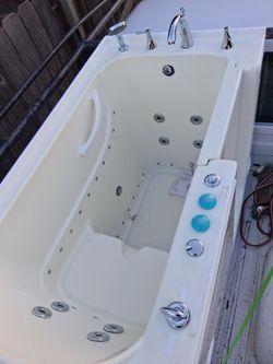Walk in jacuzzi tub / shower  combo