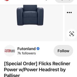 2 Matching Theater Recliner 