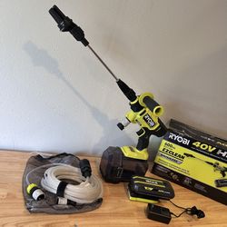 Ryobi 40V HP Brushless EZClean 600 PSI 0.7 GPM  Cold Water Power Cleaner