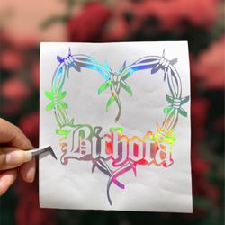 Bichota Car Decal, Karol G Car Decal, Karol G Sticker, Karol G, Mañana Será Bonito, Karol G Heart, Karol G Corazón Decal, Wired Heart Sticker
