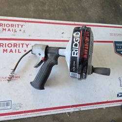 Rigid Kwik-Spin 25 Ft Auger Drain Cleaner 