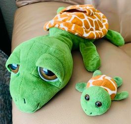 Mon & baby turtle