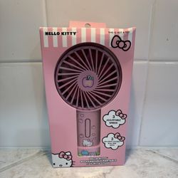 Hello Kitty Rechargeable Portable Fan With Stand 
