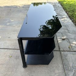Glass TV Stand Up To 80”.