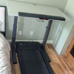 Walking Pad Treadmill With Stand-up Desk. Make Me An Offer! 
