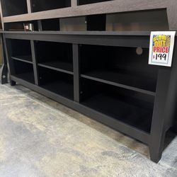 Black 70” TV Console