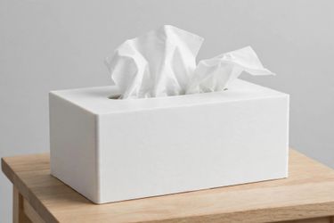 Minimalist 3D Printed Tissue Box Cover Rectangular Home Decor