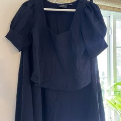 2 Piece Top And Skirt Mauve 