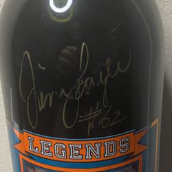 Vintage Jim  Langer Signed Wine Bottle