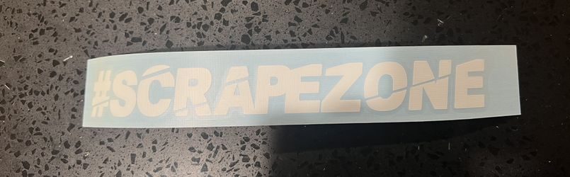 #SCRAPEZONE Decal 