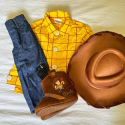 Toy Story Woody Kids Costume Set With Hat & Boots