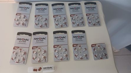 Rayovac EXTRA hearing Aid Batteries 312