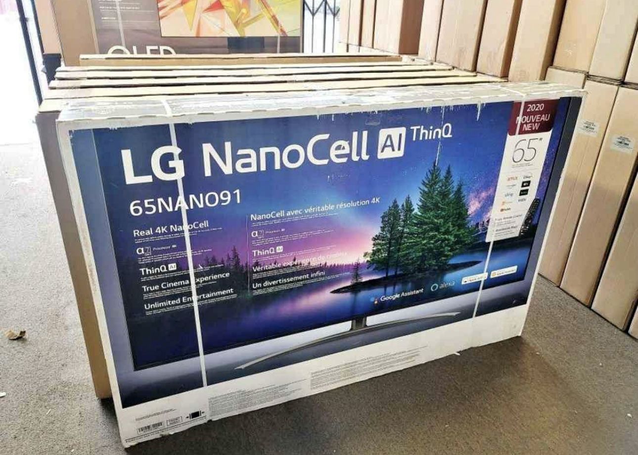 65” Lg Nanocell91 HDR 4K Smart WebOS TV