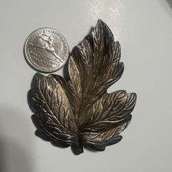 Vintage Sterling  Tiffany & Co Maple Leaf Brooch, Pin