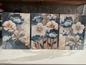 3 Piece Wall Art 12x16 Each 