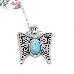 925 Silver CZ Butterfly Pendant 3.50g 166672/11