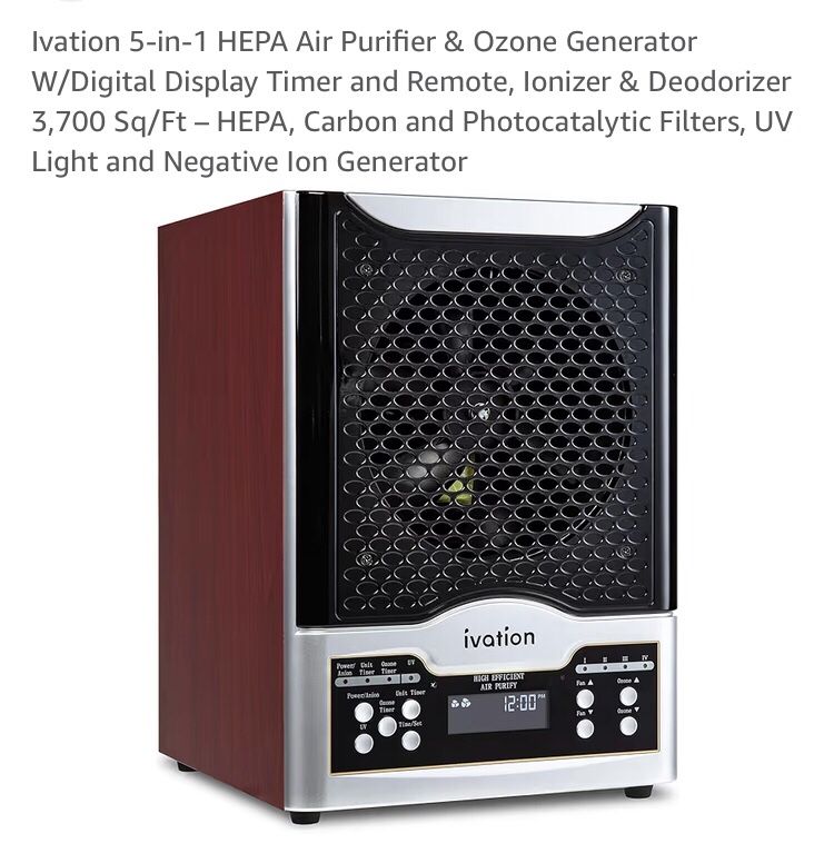 Ivation Air Purifier New Without Box