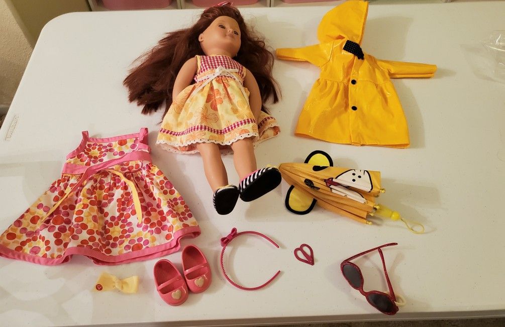 Cute Our Generation Doll With Clothes