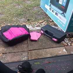 Tool Bag and Plastic Bin