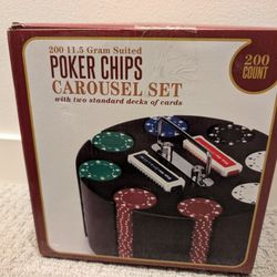 Poker Chip Carousel Set 