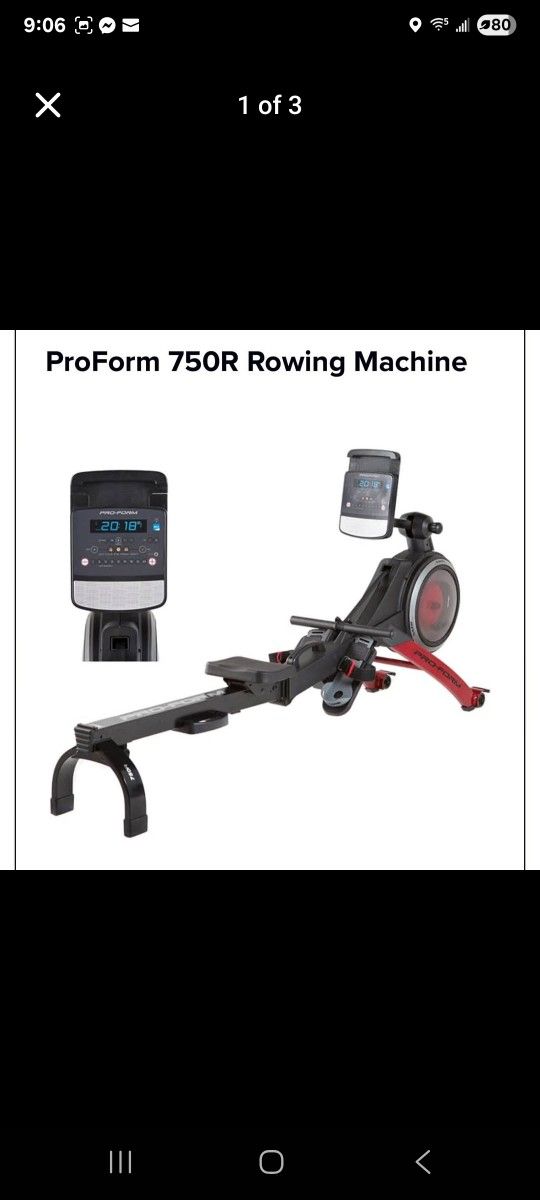 Pro Form Rower Glider