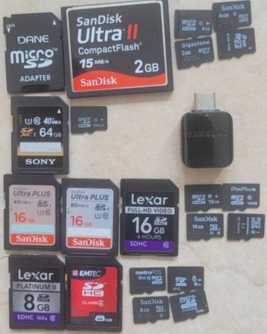 MicroSD FLASH MEMORY CARDS