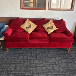 Red couch