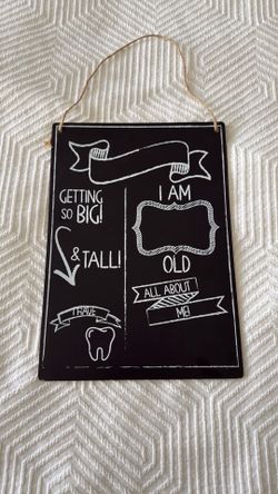 Chalkboard Birthday Sign