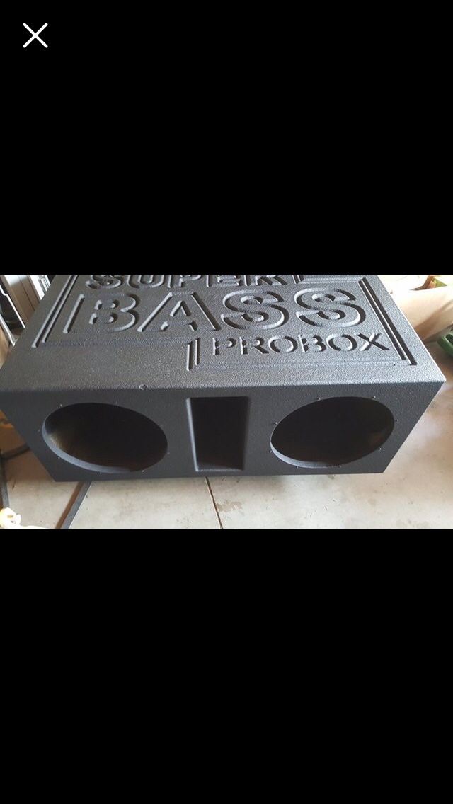2 12 inch super bass pro box