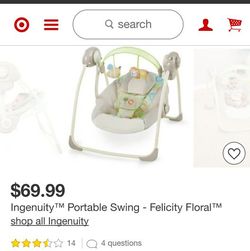 **Ingenuity Baby swing**Like New!!!