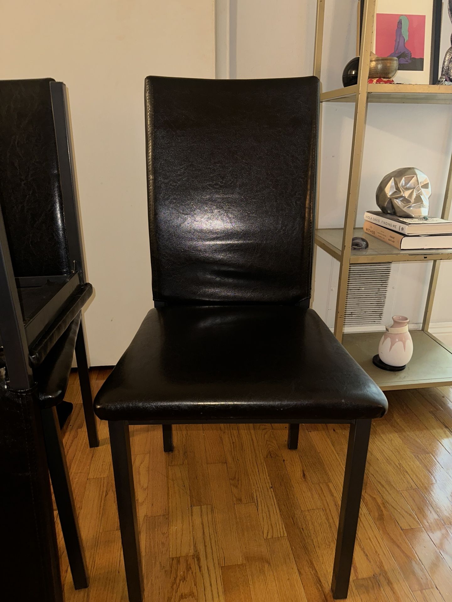 Black Leather Dining Chairs