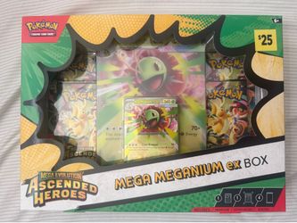 Pokemon Ascended Heroes Mega Meganium ex box