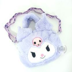 💜Kuromi Plush Crossbody Bag – Cute Gift for Kuromi Fans💜
