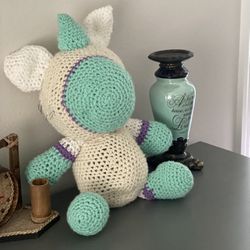 Hand Crochet, Unicorn Stuffed Animal