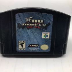WWF No Mercy N64 Nintendo 64 Cart Only Authentic! Very Good Condition! RARE!