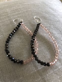 Crystal dangle earrings