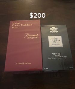 Baccarat Rouge 540 Extrait & Creed Aventus Cologne 2-Piece Lot