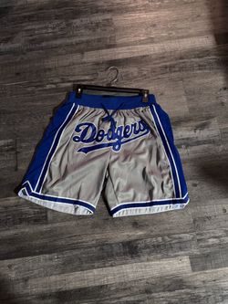 Los Angeles Dodgers Major League Baseball Men Gray Shorts