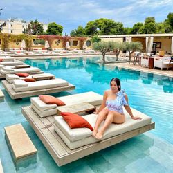 Victoria’s Secret one shoulder floral one piece bikini S.