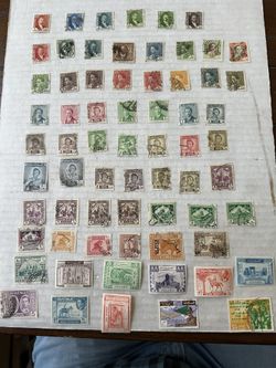 Middle Eastern Iraq Collection Of 75 Used Stamps 
