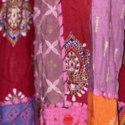 Pink Cotton Indian Maxi Skirt -One size — Brand new!