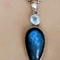 LOST  Labradorite n Aquarium birth stone necklace