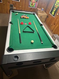 Free Pool table and air hokey