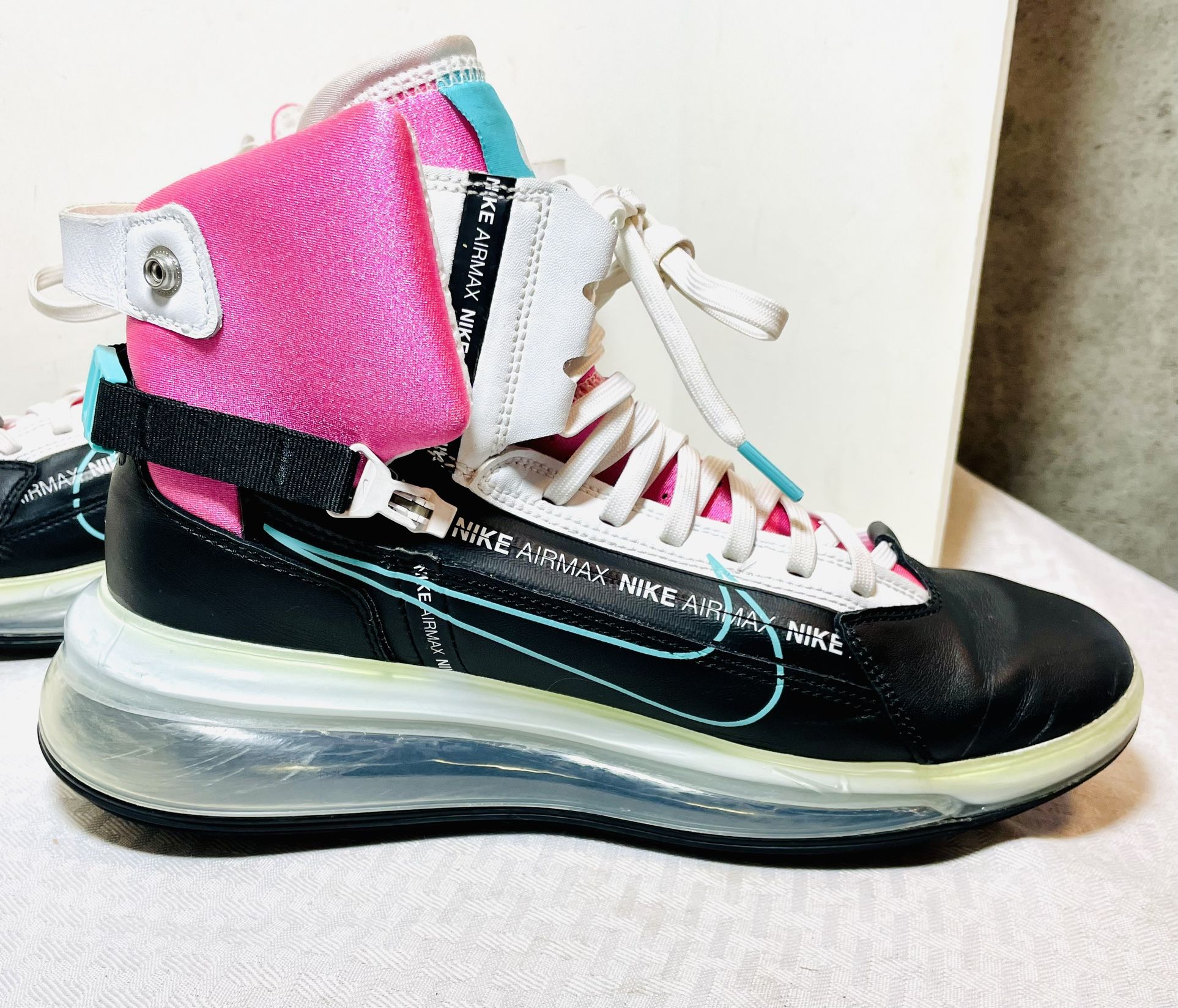 Nike Air Max 720 Saturn Miami Vice Shoes Hyper Jade Heat AO2110 002