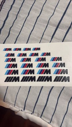 BMW M Logo High Quality Heat Resistant Sticker for Calipers. Also available in White color.