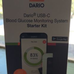 Dario USB Blood Glucose Monitoring System 