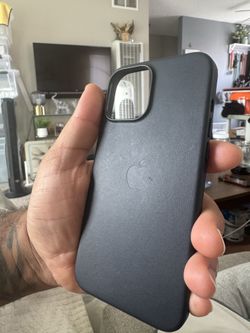 Apple IPhone 15 Pro Max silicone case with MagSafe in Storm Blue