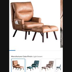 Recliner Chair Wingback Chair Accent Chair Suede Accent Chair With Ottoman Brand New Office Chair Office Furniture Living Room Furniture Brand New