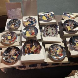 Snow White Edwin Knowles Bradford Exchange Set Of 12 Collector Plates 