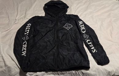 Salty Crew Windbreaker Jacket with Hood